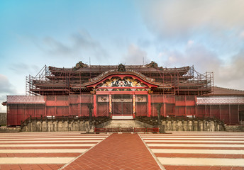 Shuri Castle's in the Shuri neighborhood of Naha, the capital of Okinawa Prefecture, Japan.