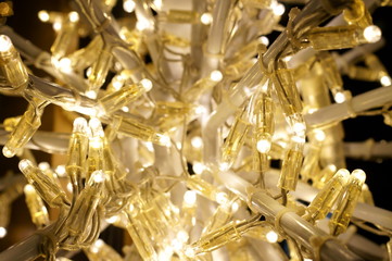 White LED illumination Christmas decoration