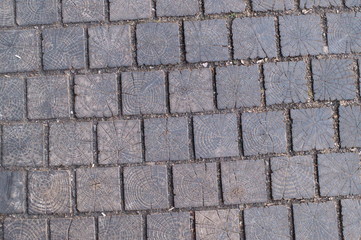 Sidewalk footpath Wood tile grain