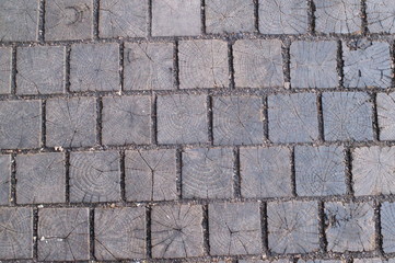 Sidewalk footpath Wood tile grain