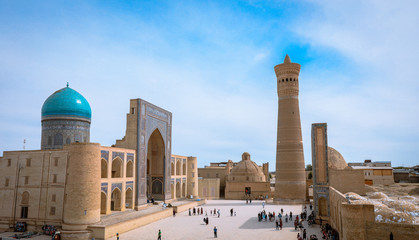 Main Minaret in the Old City Center, Khiva, Uzbekistan