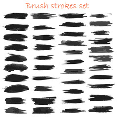 grungy vector brush strokes