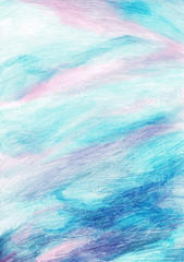 Watercolor background blue white - soft pastel ink splatter texture - obrazy, fototapety, plakaty