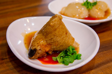Traditional food that the Dragon Boat Festival will definitely eat, handmade meat,