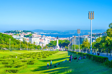 Fototapeta premium Lisboa - Parque Eduardo VII