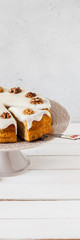 Pumpkin Cake with Cream Cheese Frosting