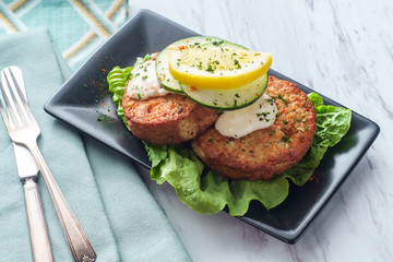 Crab Cakes Tartar Sauce