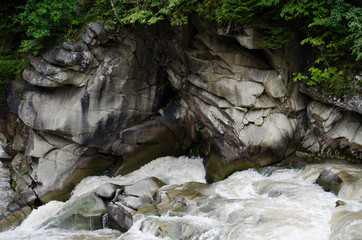 waterfall in forest