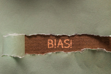 Word writing text Bias. Business photo showcasing inclination or prejudice for or against one...