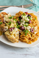 Greek Grilled Chicken Piccata
