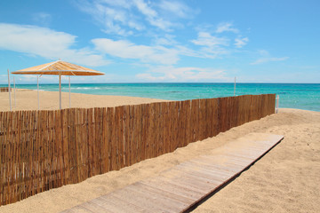 Apulia, beautiful beach and sea, Italy