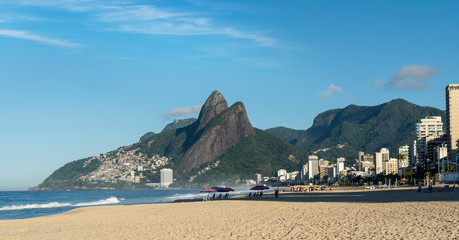 Fototapeta na wymiar Amazing Ipanema Beach, Rio de Janeiro, Brazil