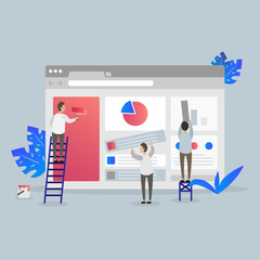 webpage illustration