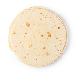 Plain tortilla wrap