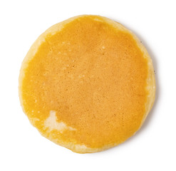 pancakes on a white