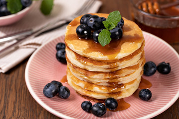 Pancakes with fresh berry
