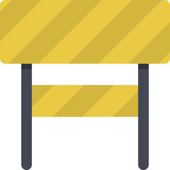 road construction sign icon
