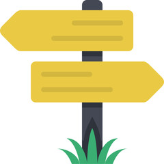 signpost left right icon