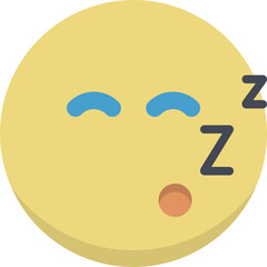 sleeping emoticons icon
