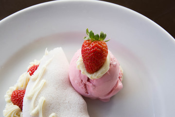 strawberries and cream