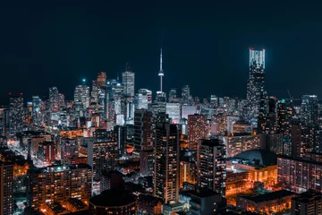 Poster Epic Cityscape of Toronto Canada © Tyler