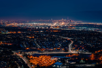 Obraz premium Epic City Skyline of Toronto Canada