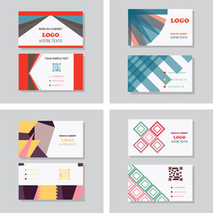 Business card vector background