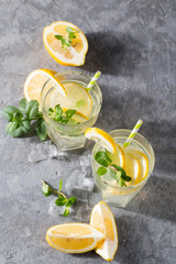Fresh summer lemonade