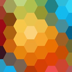 Abstract colorful background. vector hexagonal background. eps 10