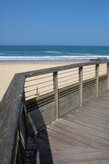 central beach of Hossegor Soorts France