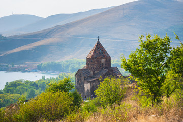 Fototapeta na wymiar Armenian Apostolic church, Sevanavank monastery