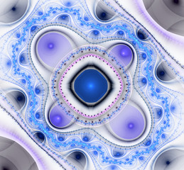 Beautiful fractal shapes illustration