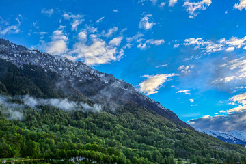 Fototapeta premium Sunrise in the Swiss Alps