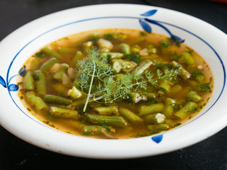 Romanian Green Bean Soup