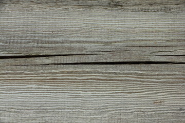 Grey old cracked weathered wood Board - horizontal texture for background