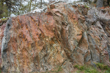 Background Rock Formation rock face