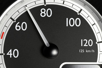 speedometer of a truck at cruising speed of 70 km/h