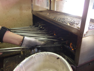 Tokyo,Japan-May 23, 2019: Baking taiyaki, fish-shaped cake, with fish-shaped mold