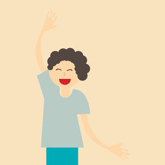 young handsome men with various hairstyle