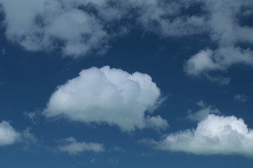 Obraz premium blue sky with clouds,nature, white, day, weather,cloudscape, cloudy, air, atmosphere, heaven, light, fluffy, 