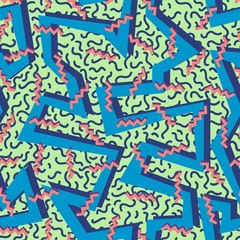 80ties Seamless Pattern