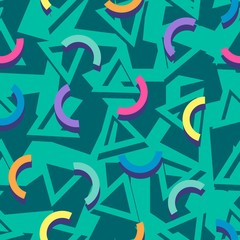 80ties Seamless Pattern