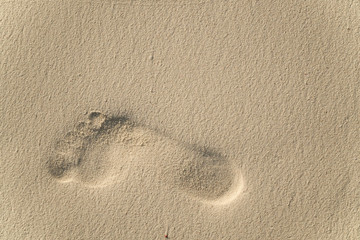 Fototapeta na wymiar Footprint