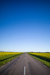 The road to the lighthouse on the island of Yolland