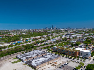 Chicago Industrial Aerial