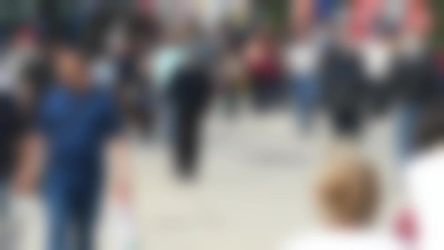 Street crowd blur background