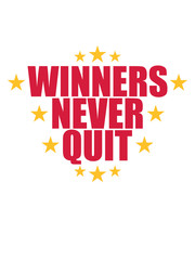 stars winners logo never quit sport gewinner sieger team crew freunde niemals aufgeben spaß beste champions anführer meister erster design cool