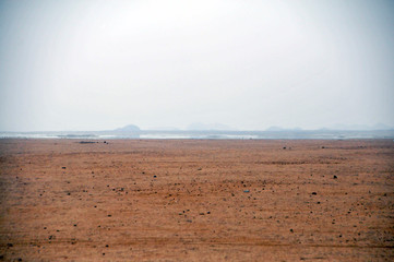 Fata Morgana in der Wüste