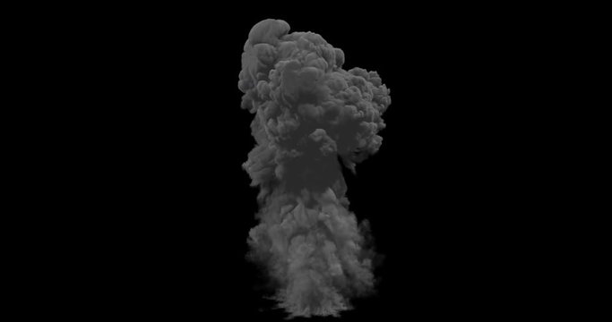Giant real nuke explosion
