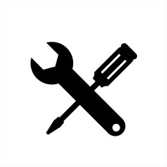 setting icon vector on white background